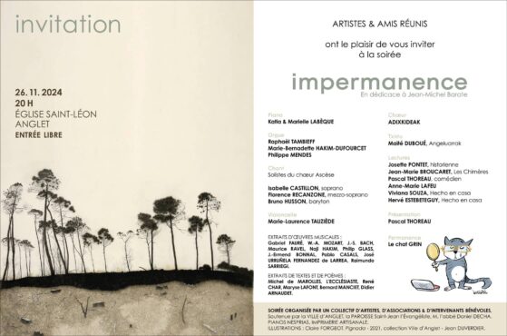 Invitation à l’hommage Jean-Michel Barate